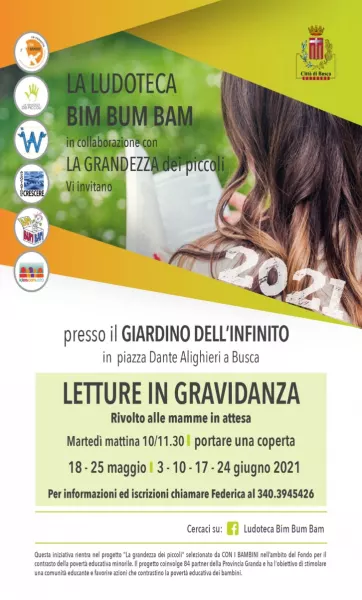 Dal 18 maggio Letture in gravidanza nel Giardino dell'Infinito