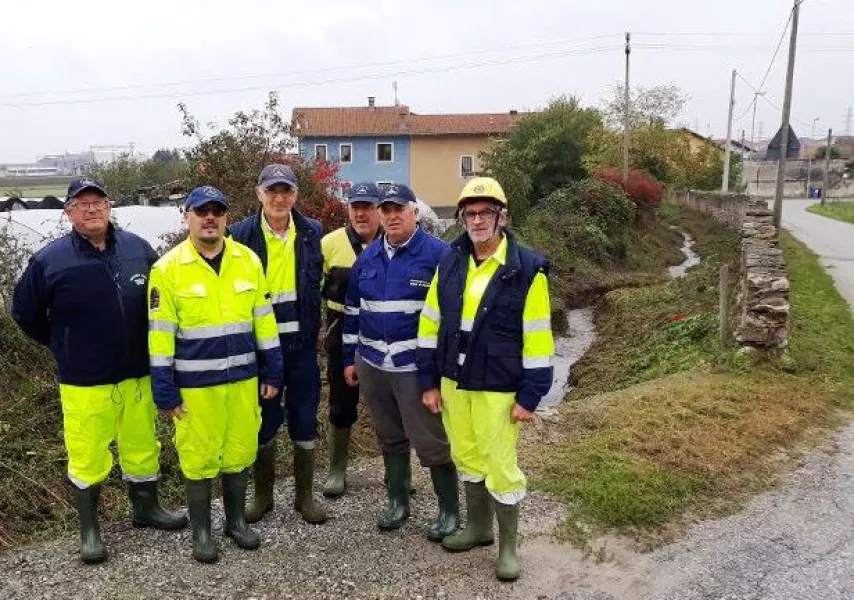 I volontari della Protezione civile comunale