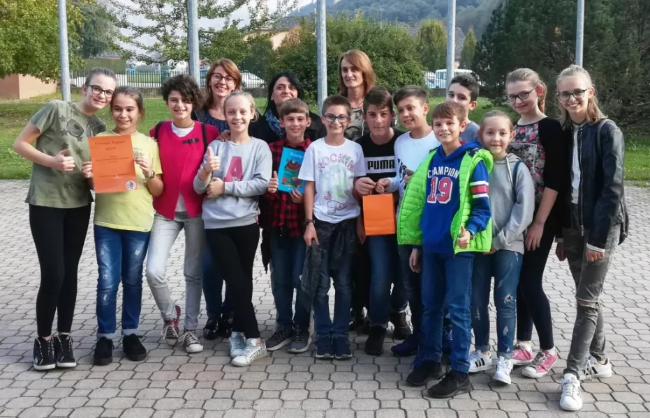 I ragazzi premiati da Primalpe