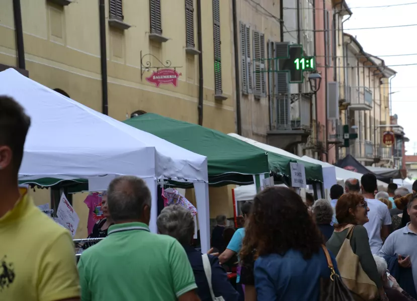 Ieri c'era fermento in centro città per la Fiera di Maggio