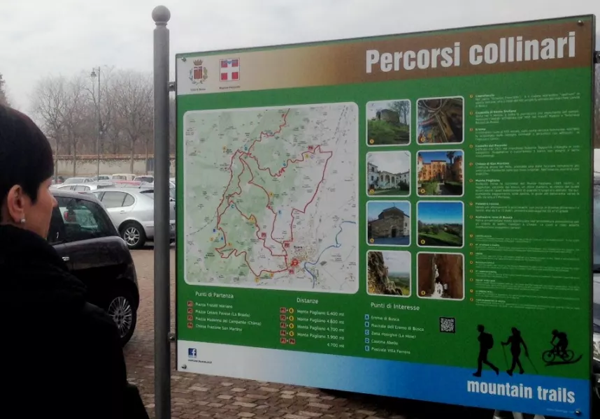 Il progetto di un percorso cicloturistico della valle Varaita parte dai sentieri collinari di Busca