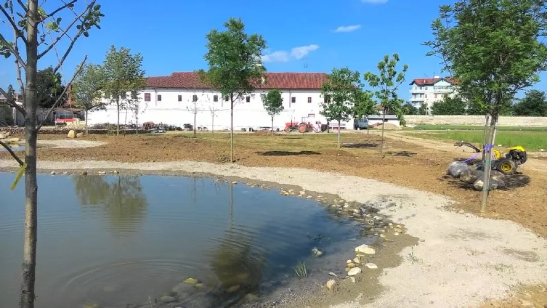 Il parco del museo dell'Ingegno nell'ex convento dei Cappuccini