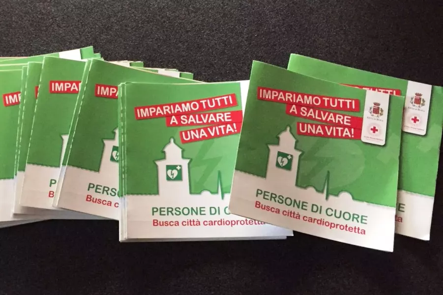 I volantini informativi da distribuire alla popolazione