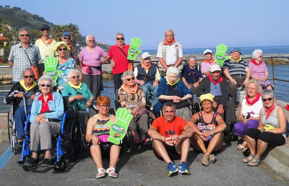 Il gruppo in vacanza al mare