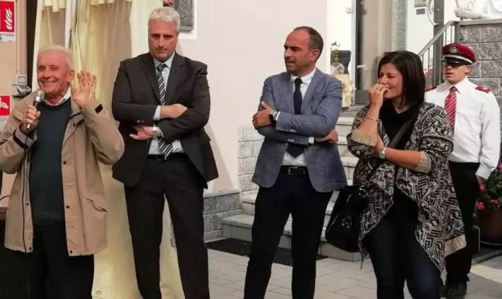 Un momento dell'evento, con  Giangi Giordano, Federico Borgna, Diego Bressi, Lucia Rosso