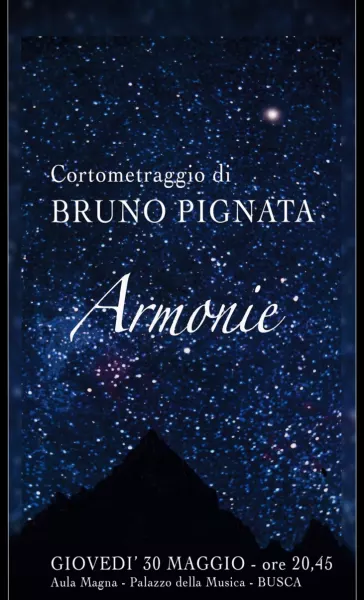 Appuntamento con la musica e le immagini domani alle ore 20,45 nell'aula magna del Palazzo della Musica