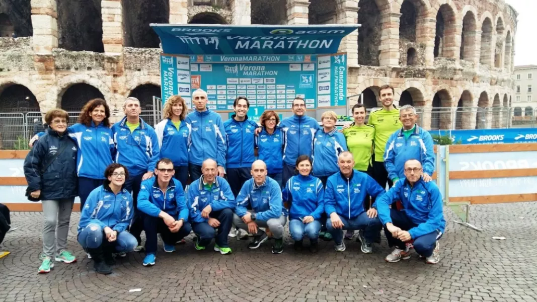 Il gruppo della Buschese a Verona domenica  20 novembre