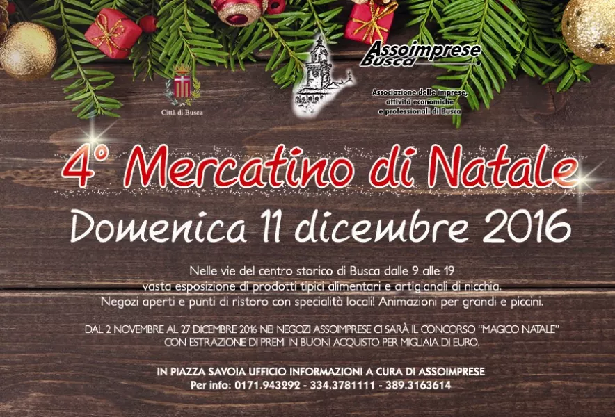 Il volantino del Mercatino di Natale