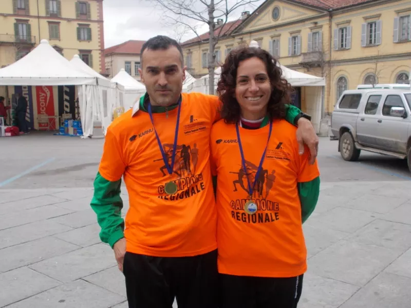 La Podistica Buschese ha portato a casa due titoli regionali con Moreno Dalmasso nei SM40 col tempo di 1h16'28