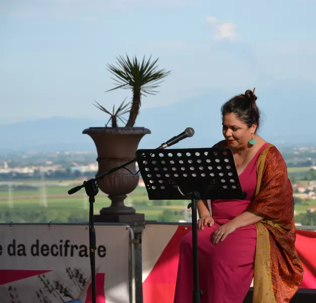 La scrittrice Michela Murgia a castello del Roccolo