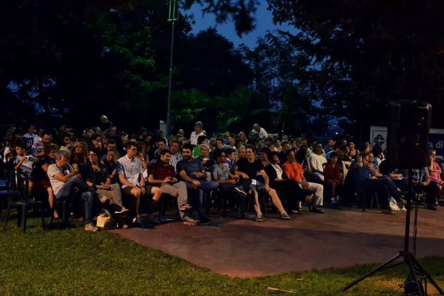 Il pubblico sabato scorso al parco Francotto