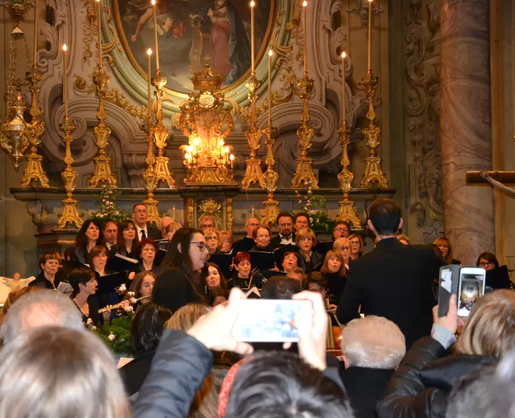 Nella chiesa della Bianca suggestiva ambientazione del Concerto di Natale