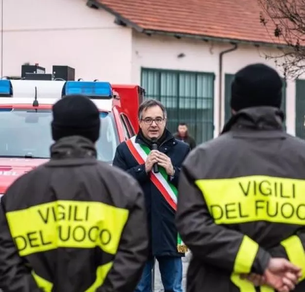 Il sindaco, Marco Gallo, ringrazia e rende onore al glorioso Distaccamento dei Vigili del Fuoco di Busca ricco di 155 anni di storia