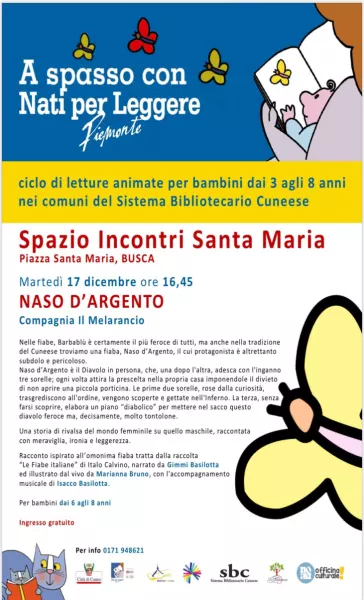 Lettura animata per bambini martedì 17 dicembre