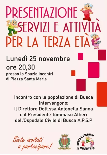 Lunedì 25 novembre alle ore 20,30 nella sala Incontri Porta Santa Maria si terrà una serata divulgativa aperta a tutti