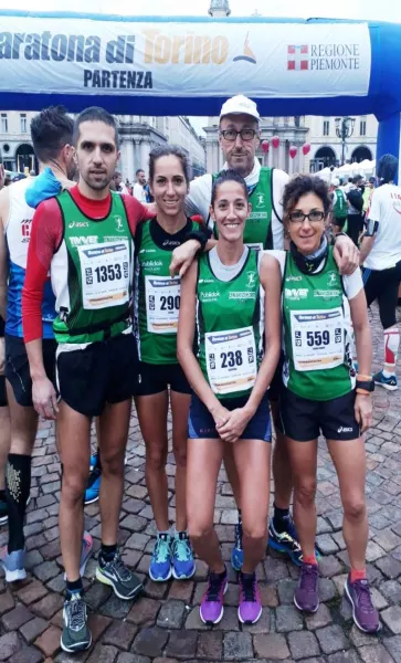 I buschesi ieri alla Maratona di Torino