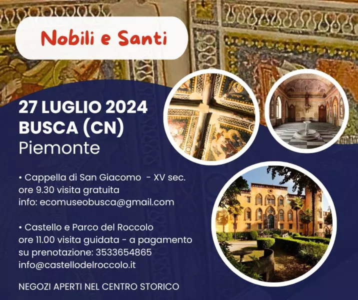 Sabato l'iniziativa di promozione turistica dal titolo “Nobili e santi”