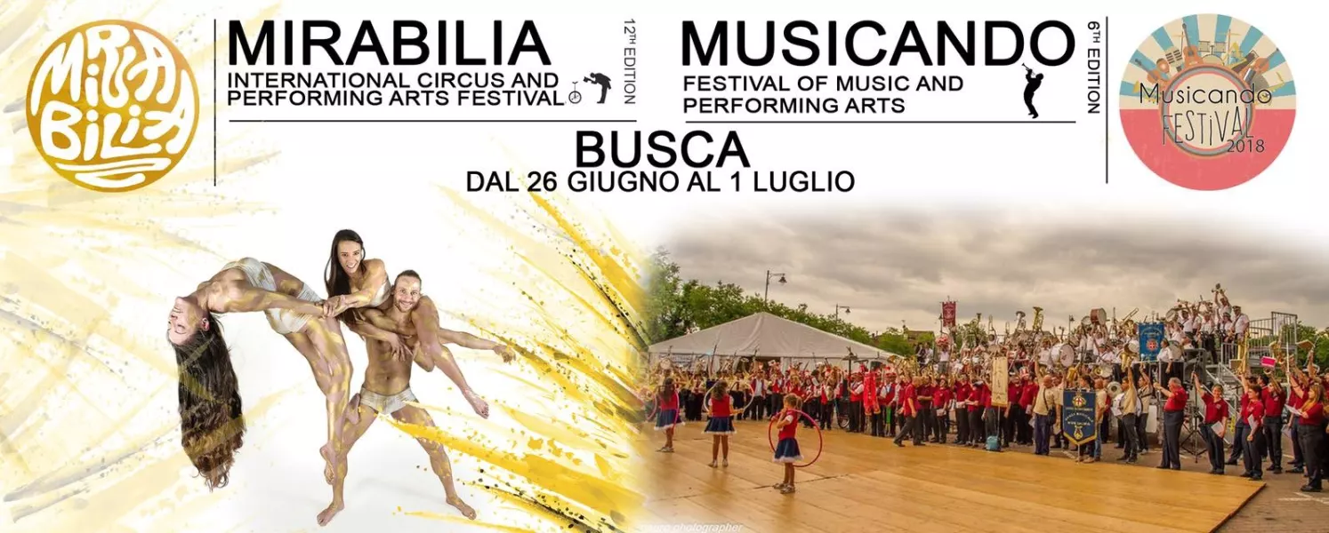 Nel fine settimana a Mirabilia si aggingono Musicando, Sghembo Festival e Busca Buskers