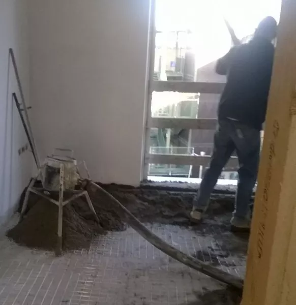 Il cantiere dell'ampliamento della casa di riposo destinato a mini alloggi per anziani e ambulatori