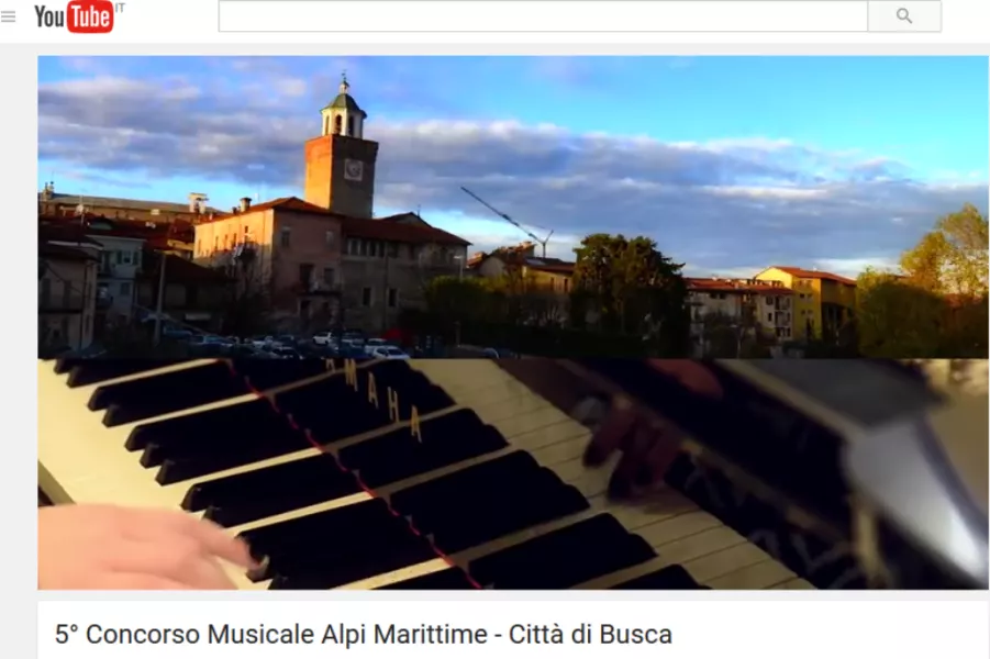 Immagine dal video promozianel del Concorso e della città sul canale digitale You Tube