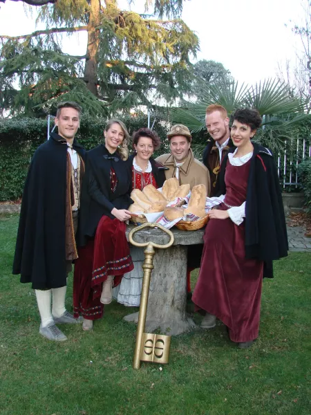 Carnevale 2016. Il gruppo delle maschere