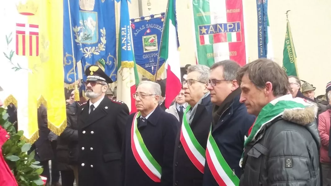 Un momento della commemorazione