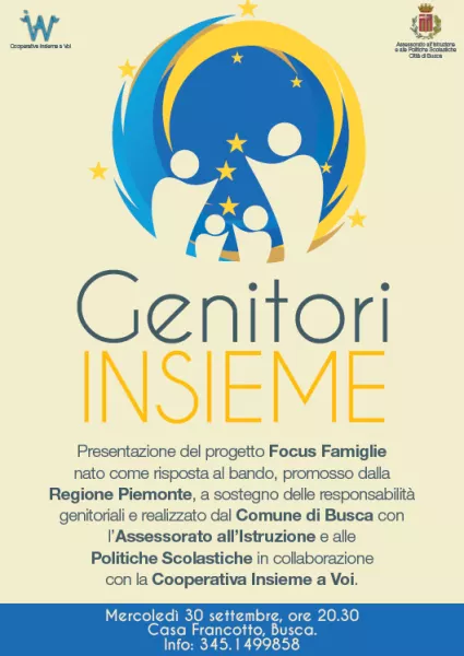 Genitori insieme, diverse iniziative gratuite rivolte alle famiglie