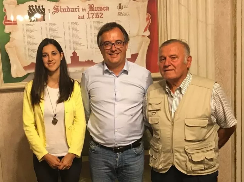 Da sinistra Alessia Sarale, Marco Gallo, Angelo Rosso