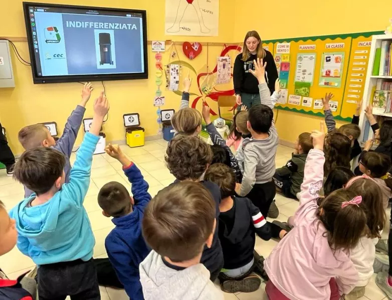 Lezione speciale oggi nella scuola primaria di San Chiaffredo