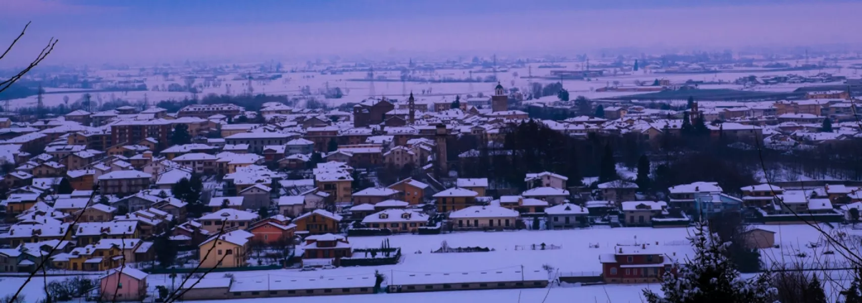 Busca imbiancata dalla grande nevicata della scorsa settimana che sul Piemonte è durata per 96 ore