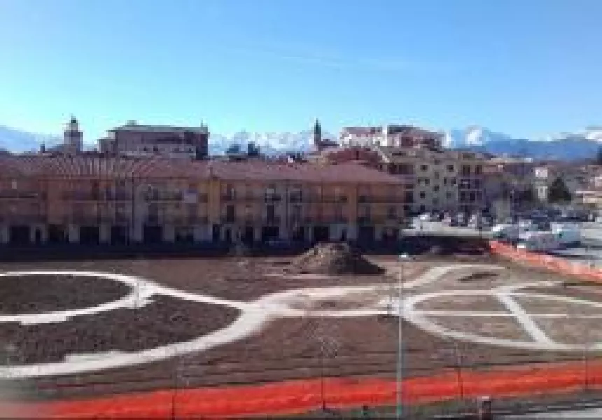 Il cantiere del parco