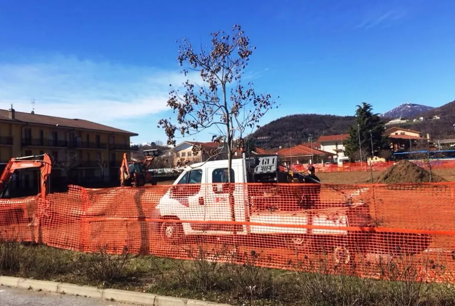 Aperto il cantiere in piazza Dante