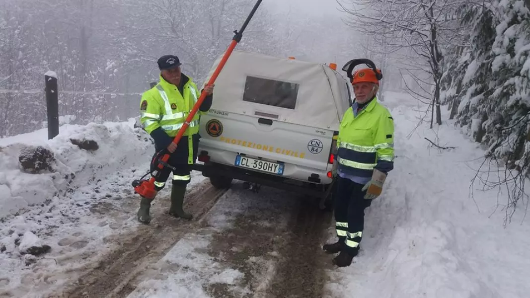 Volontari al lavoro