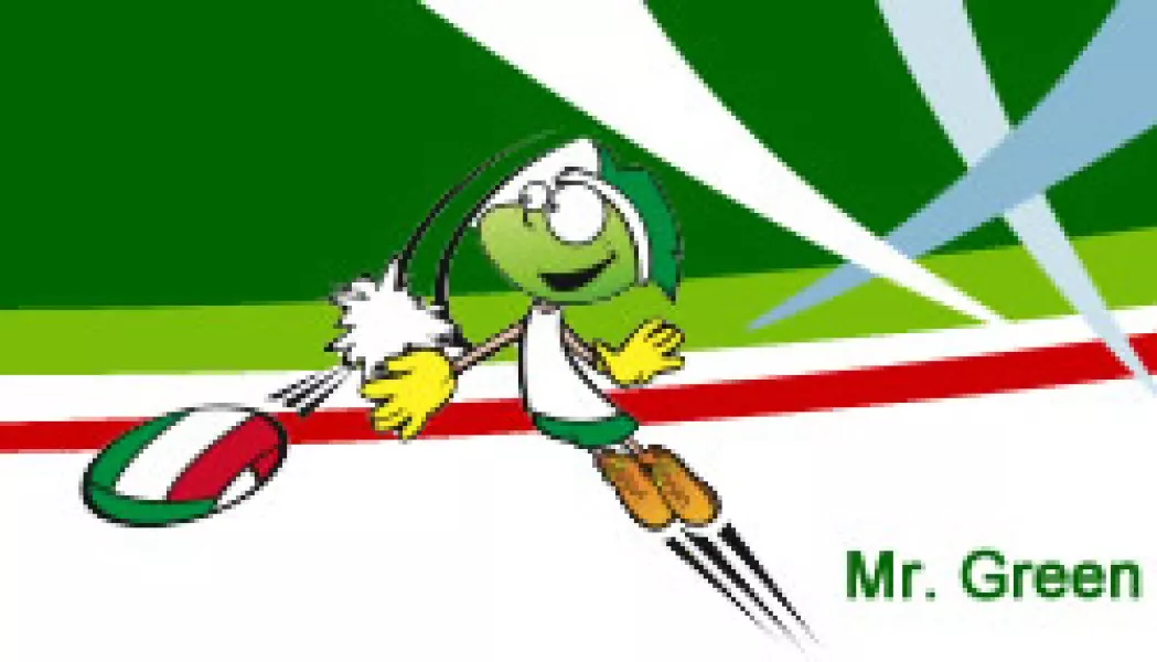 Mr Green la mascotte della Pallavolo Busca