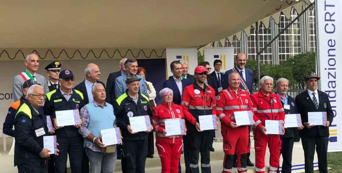 Un momento della premiazione