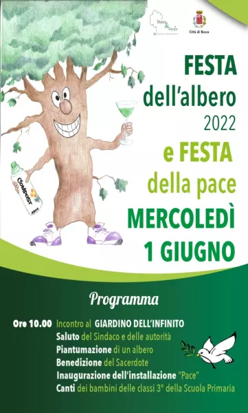 Mercoledì 1° giugno la Festa dell'albero 2022 e della Pace