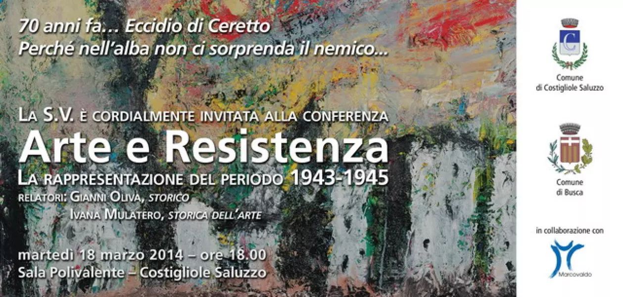 L'incontro fa parte degli eventi dell'anno per il 70° anniversario della strage di Ceretto