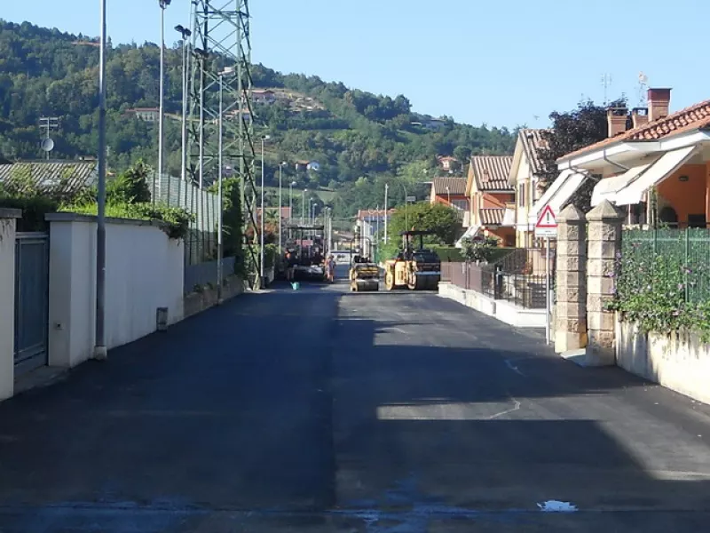 Lavori in via Pes di Villamarina