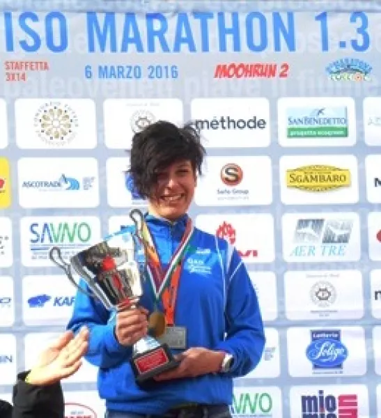 Elisa Galliano ha percorso la Maratona di Treviso in 3h 21' 35