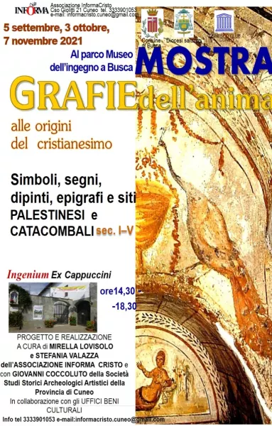 Sarà possibile, tra l'altro, l'ultima visita alla mostra sulle origini del cristianesimo dell’associazione InformaCristo di Cuneo, 