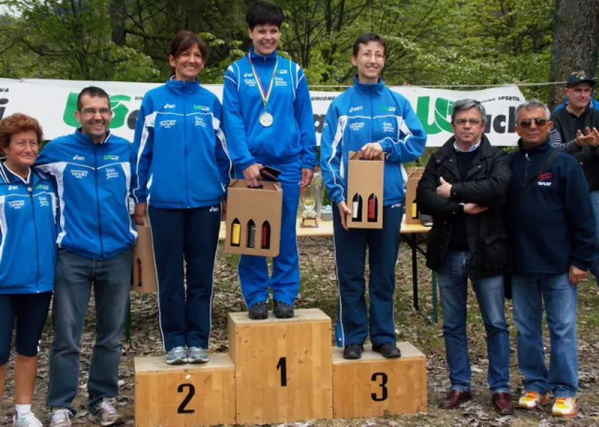 Il podio Acli femminile