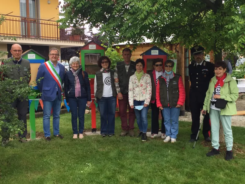 Inaugurata la piccola biblioteca nel Giardino dell'infinito