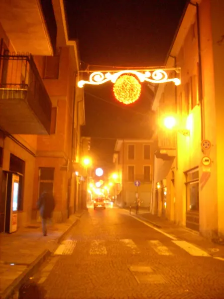 Luci di Natale in via Umberto I