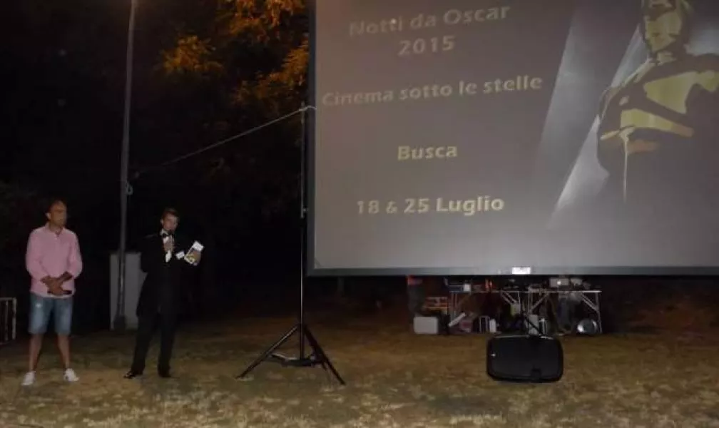 Un momento della presentazione della serata