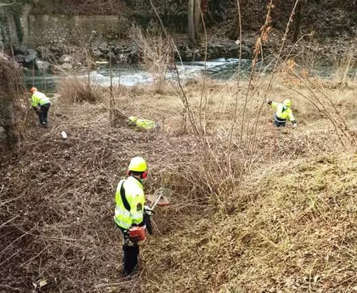 Prosegue il lavoro di prevenzione sul territoriodi fine inverno della Protezione civile comunale, in vista delle piogge primaverili