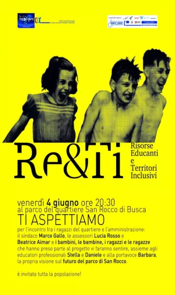 Venerdì 4 giugno alle ore 20,30 nel quartiere San Rocco un incontro  fra gli amministratori comunali e giovani residenti