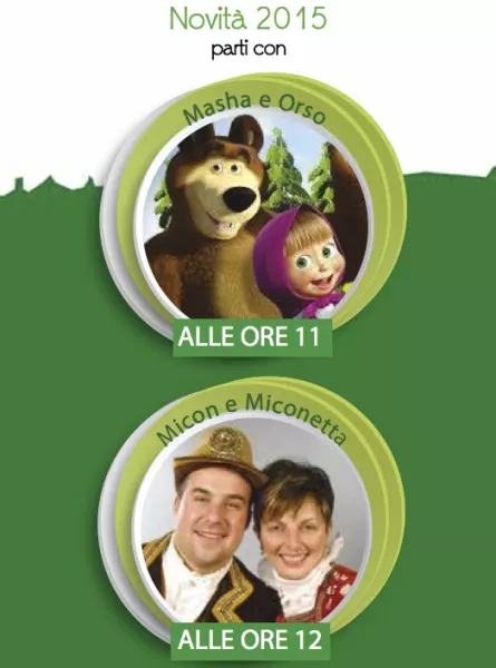 Buscammina con Masha e Orso e con Micon e Miconetta