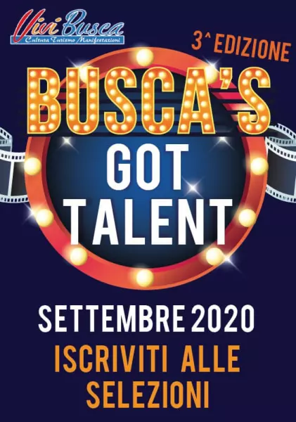 Sabato 12 settembre il terzo Busca's Got Talent