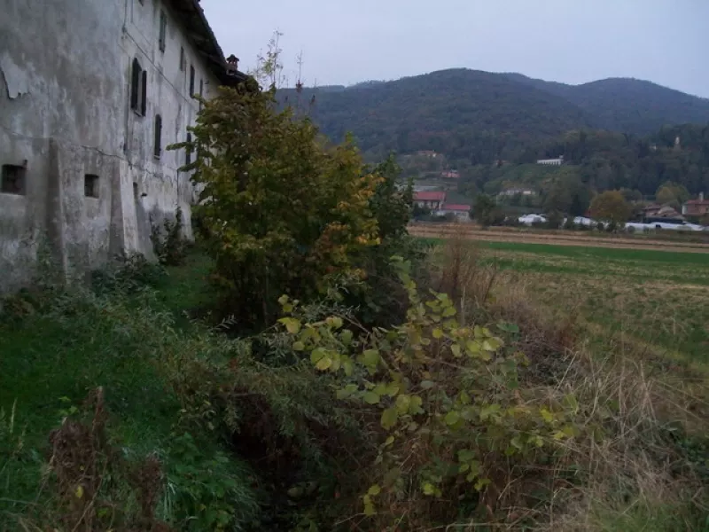 Il rio in frazione San Quintino prima dei lavori