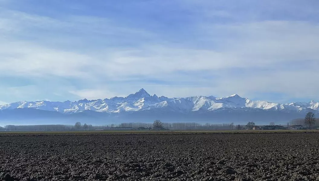 Il Monviso e la sua pianura